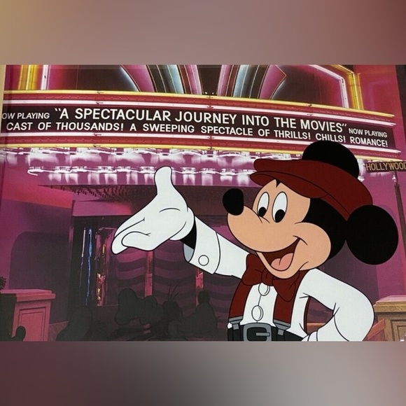 Unopened/Framed Mickey Mouse & The Great Movie Ride Print